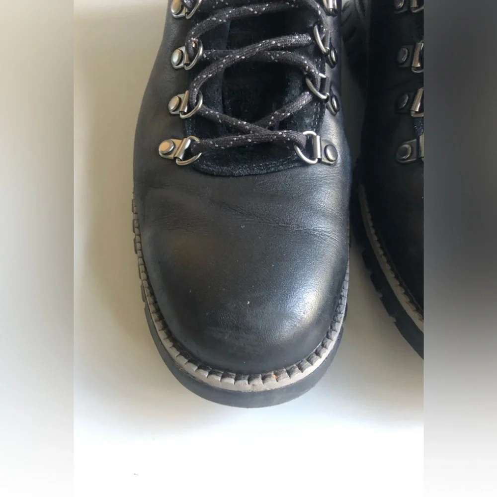 Cole Haan Zerogrand Men's Causal Waterproof Black Leather Hiker Boot US 8.5